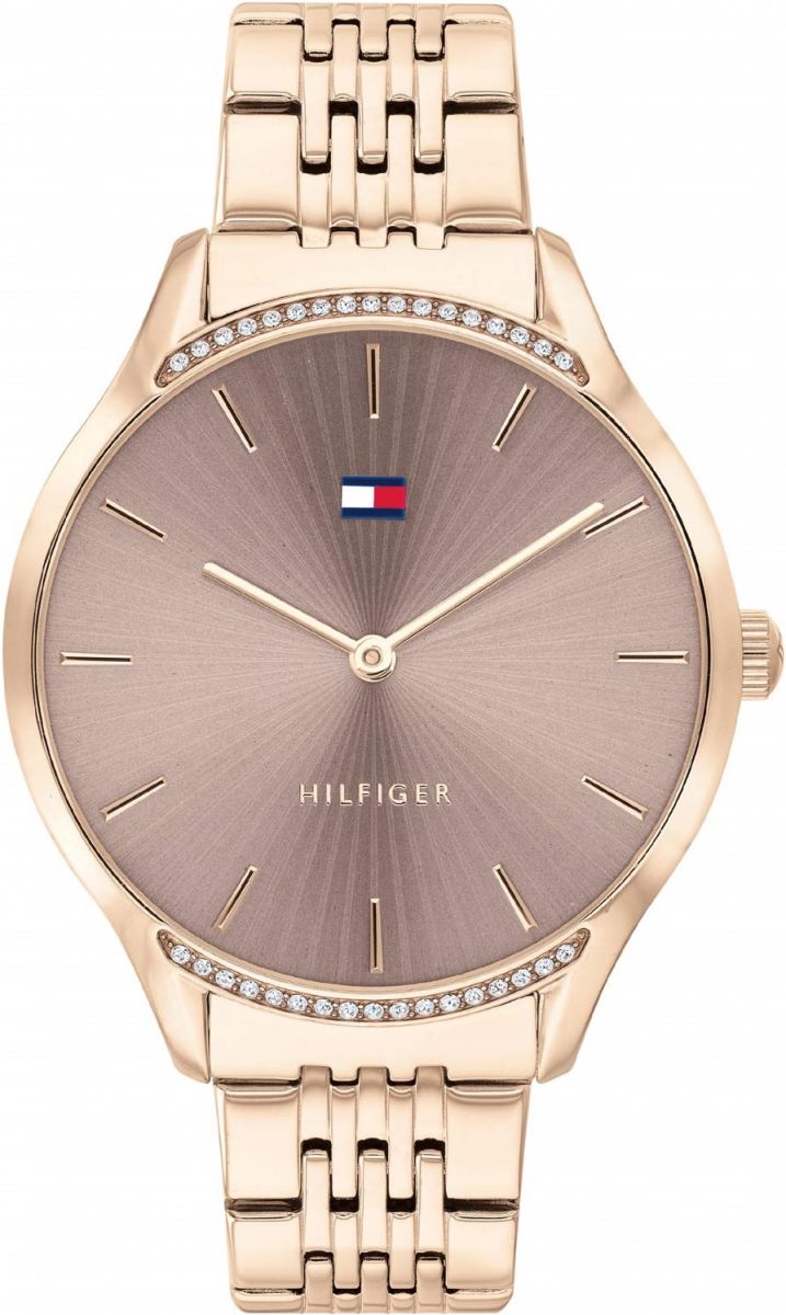 tommy hilfiger pippa rose gold watch