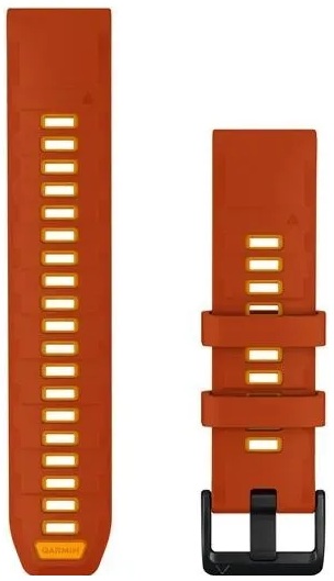 GARMIN QuickFit 22 Autumn Orange/Spark Orange Silicone Band 010-14507-03