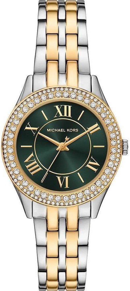 MICHAEL KORS Harlowe 33mm Two Tone Gold Stainless Steel Bracelet MK7654